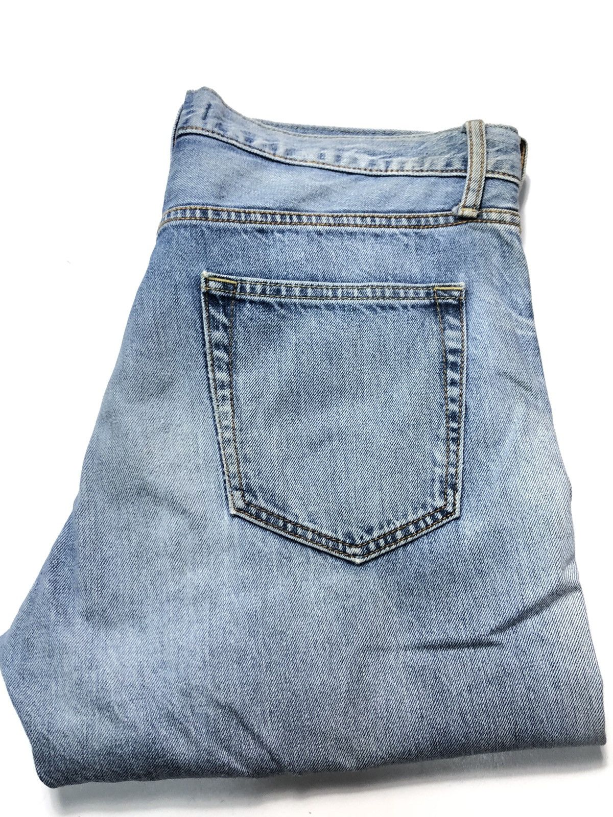 Uniqlo × Vintage VINTAGE UNIQLO SELVEDGE REGULAR STRAIGHT BLUE WASH DENIM Size US 34 / EU 50 - 17 Thumbnail