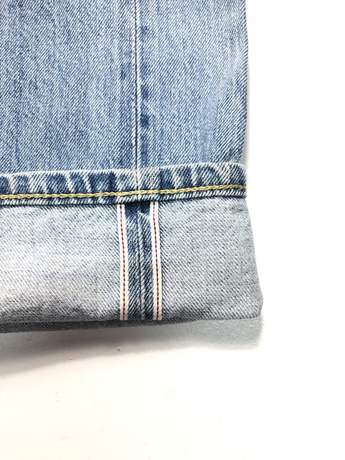 Uniqlo × Vintage VINTAGE UNIQLO SELVEDGE REGULAR STRAIGHT BLUE WASH DENIM Size US 34 / EU 50 - 3 Thumbnail