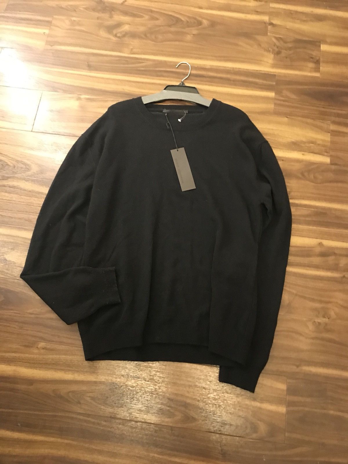 Haider Ackermann Leather Sweater Invidia Black + Klee Black Size US M / EU 48-50 / 2 - 2 Thumbnail