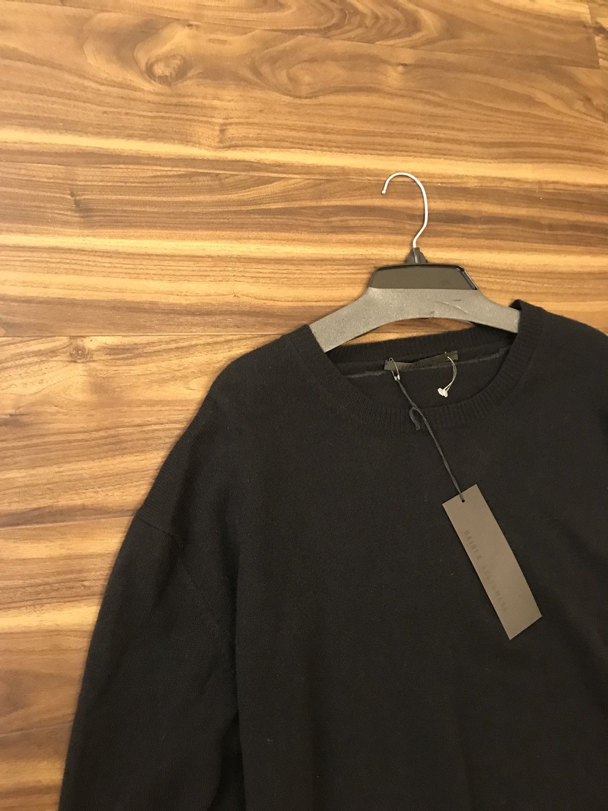 Haider Ackermann Leather Sweater Invidia Black + Klee Black Size US M / EU 48-50 / 2 - 3 Thumbnail