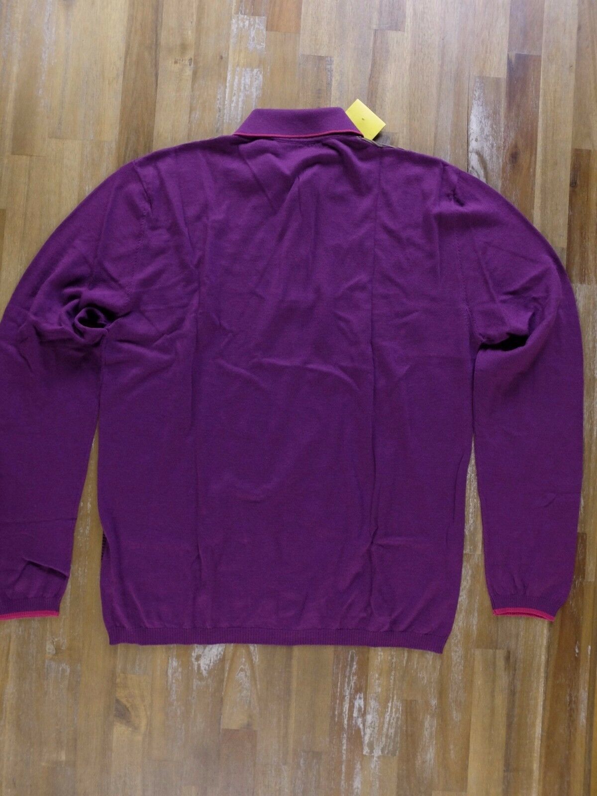 Etro ETRO purple three tone cotton cashmere polo sweater Medium Size US M / EU 48-50 / 2 - 7 Thumbnail