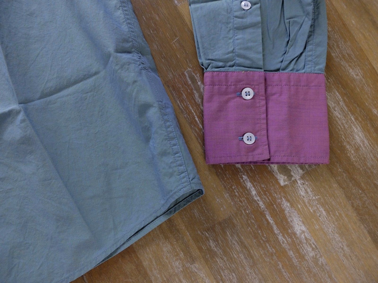 Michael Bastian MICHAEL BASTIAN three-color casual shirt Size 39 / 15.5 q Size 38R - 5 Thumbnail