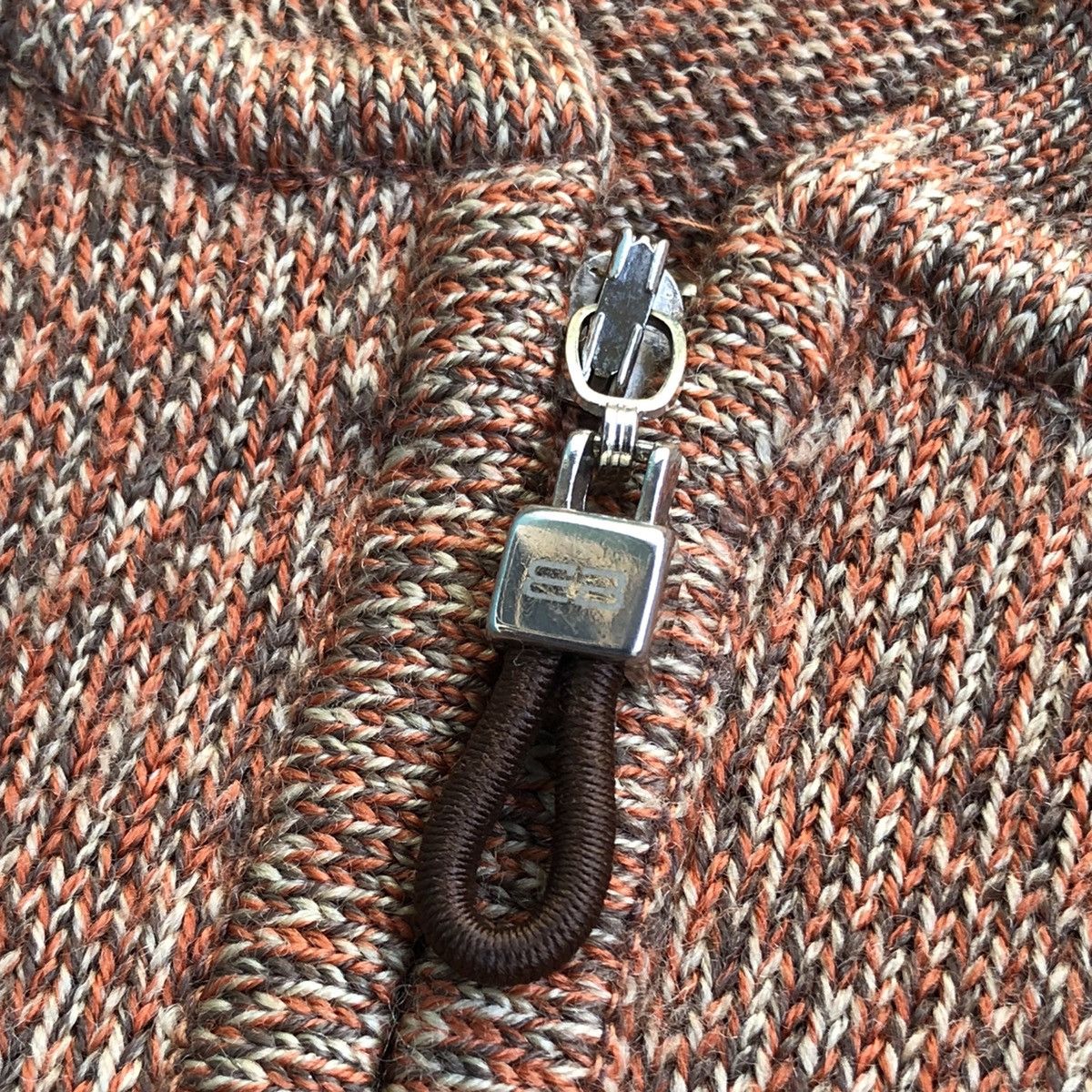 Balenciaga Vintage 90s Balenciaga Knitwear Brown BB Logo Size US L / EU 52-54 / 3 - 6 Thumbnail