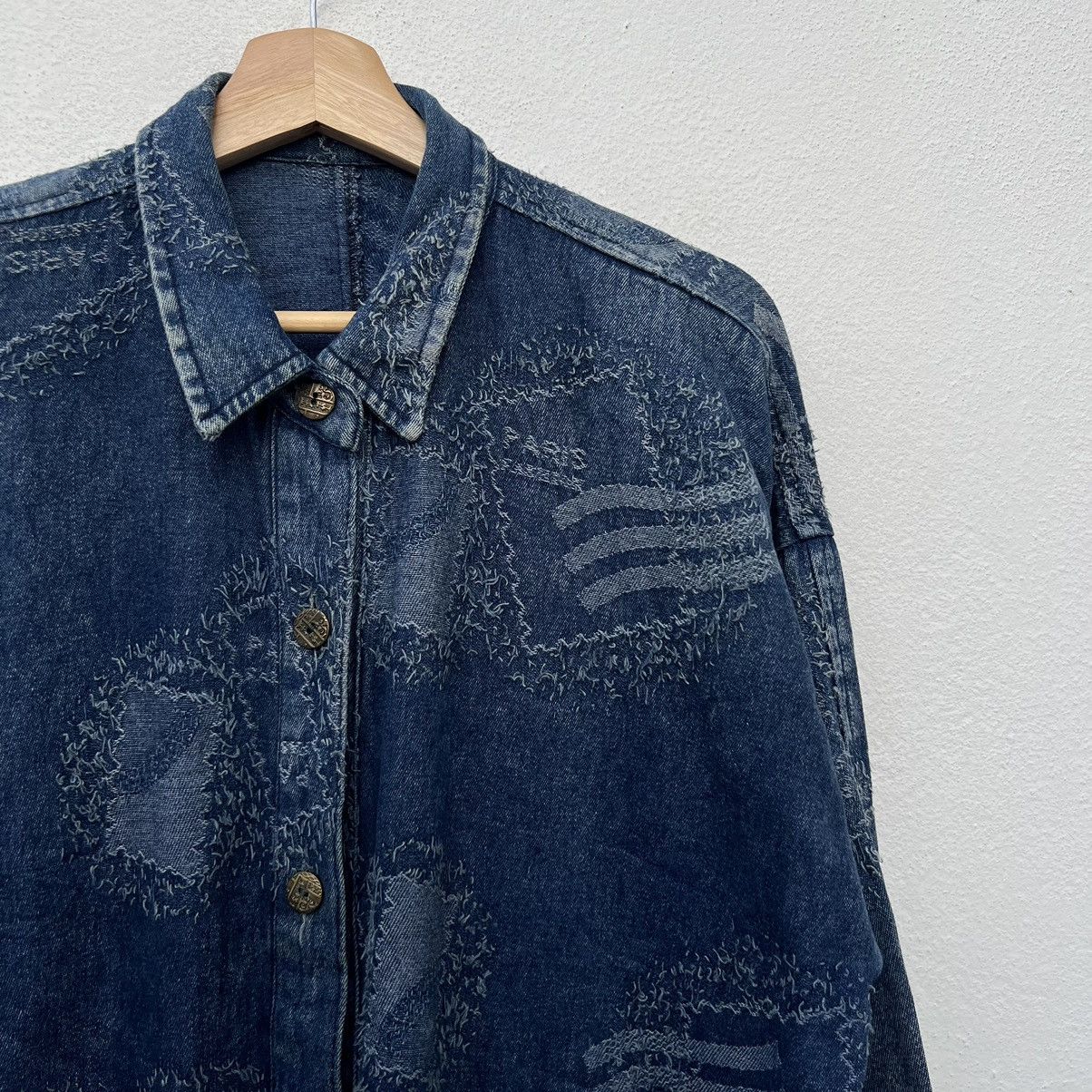 Blue Blue Japan VINTAGE INDIGO BUTTON JACKET BLUE BLUE JAPAN DESIGN Size US M / EU 48-50 / 2 - 5 Thumbnail
