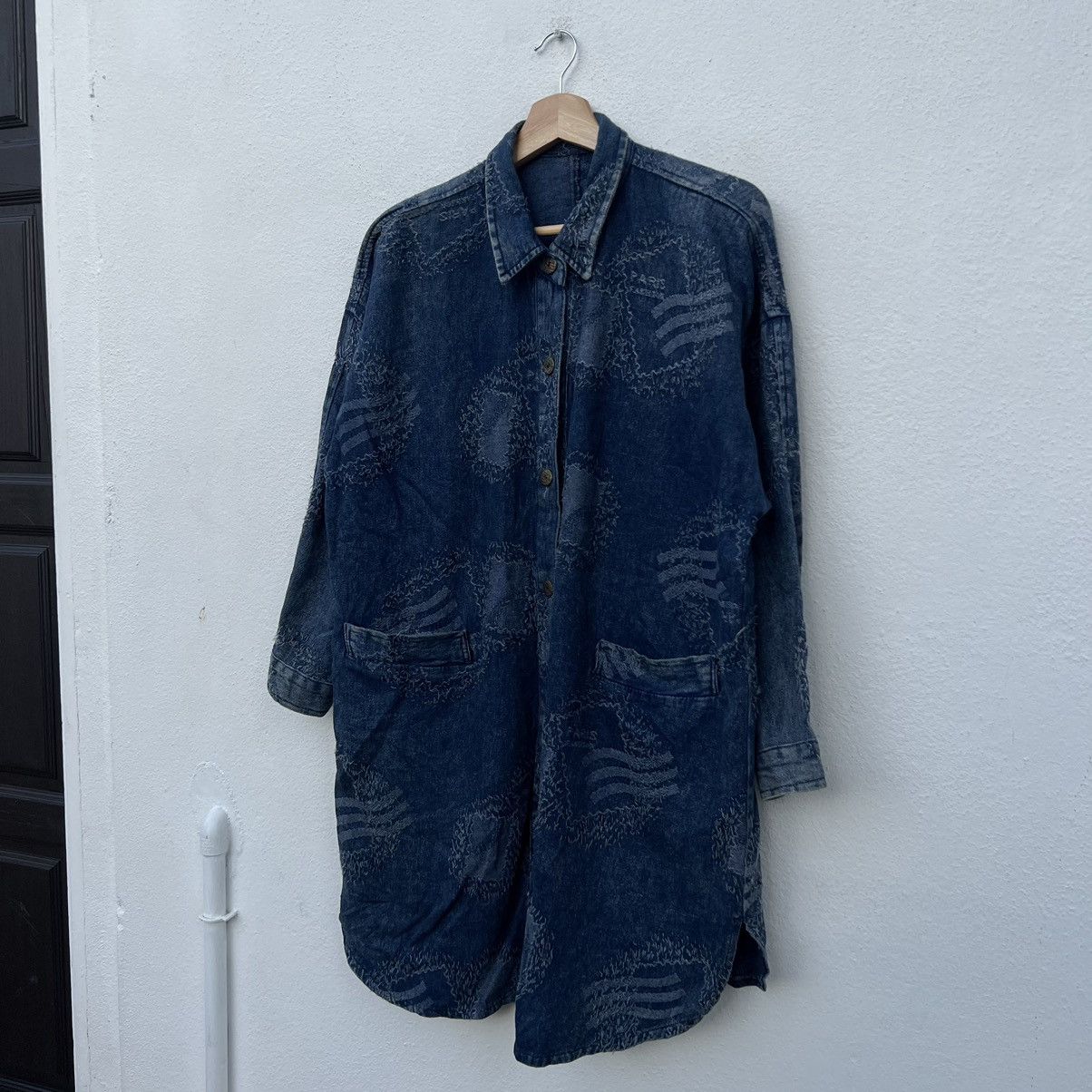 Blue Blue Japan VINTAGE INDIGO BUTTON JACKET BLUE BLUE JAPAN DESIGN Size US M / EU 48-50 / 2 - 2 Thumbnail