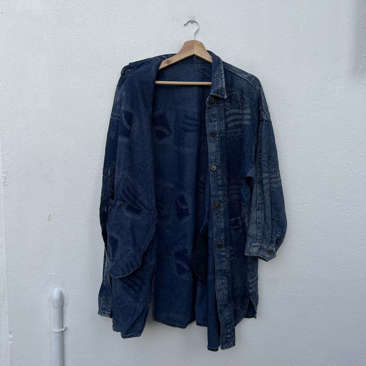 Blue Blue Japan VINTAGE INDIGO BUTTON JACKET BLUE BLUE JAPAN DESIGN Size US M / EU 48-50 / 2 - 9 Thumbnail
