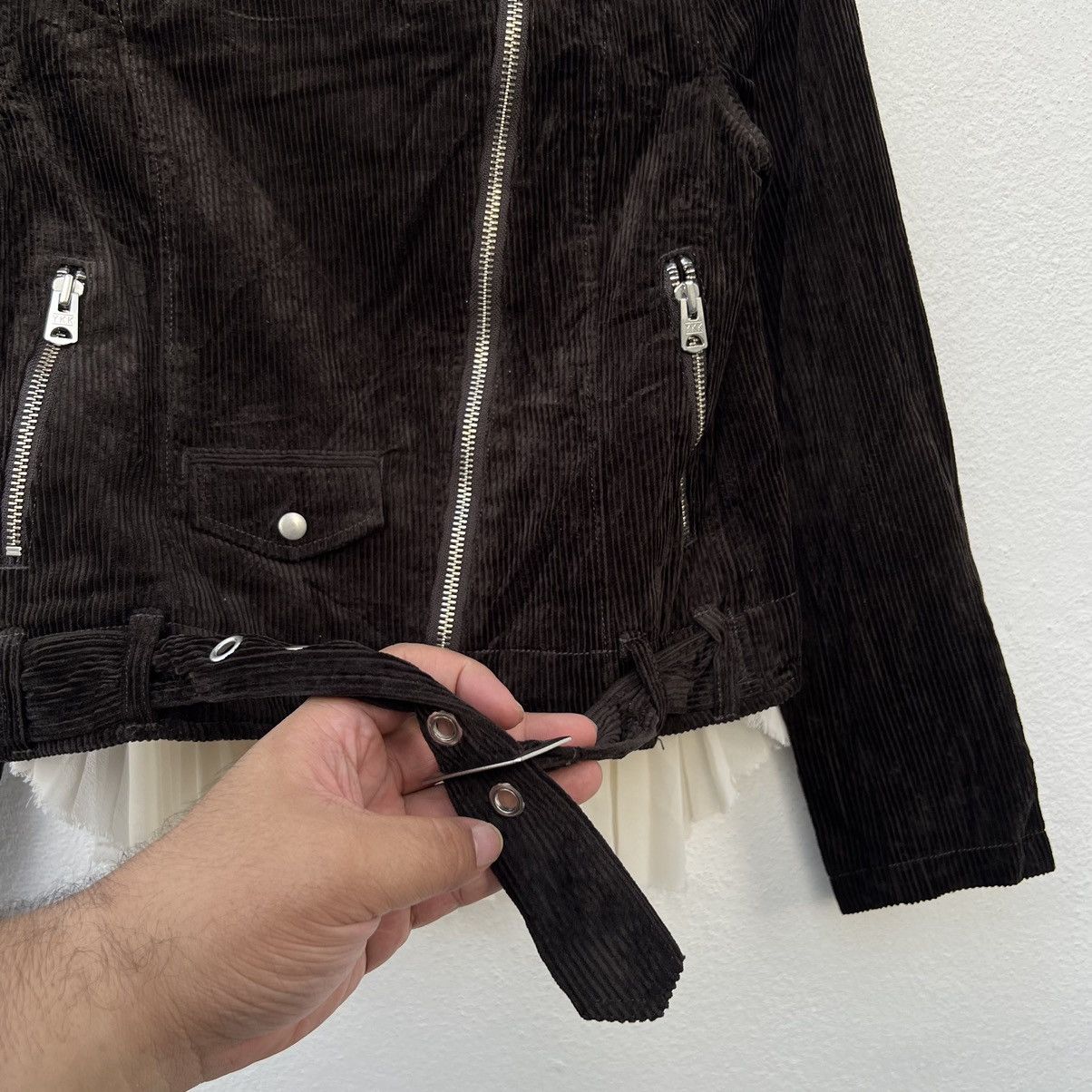 Japanese Brand CROPPED JACKET BONDAGE DESIGN PARACHUTE DRWCYS JAPAN Size M / US 6-8 / IT 42-44 - 5 Thumbnail