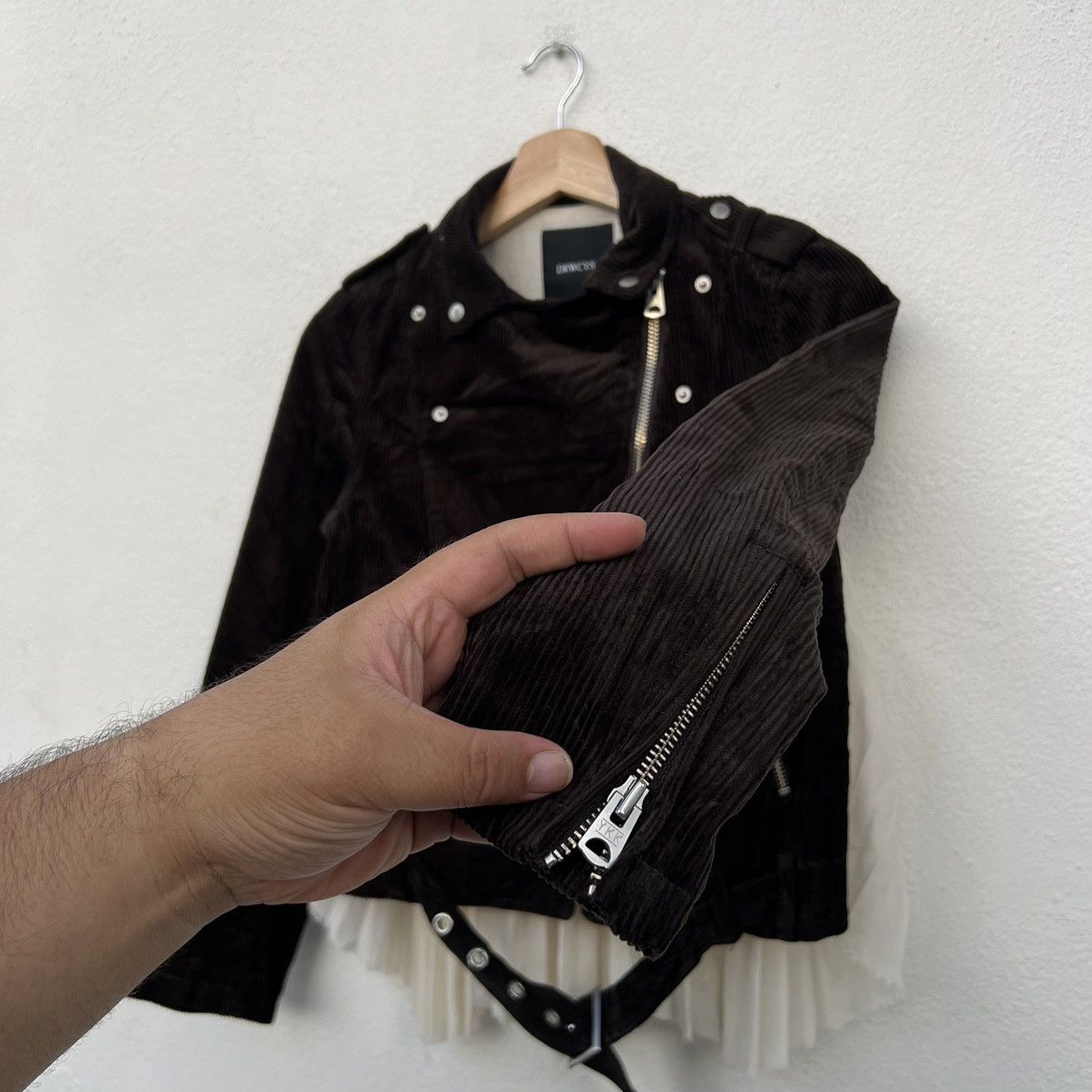 Japanese Brand CROPPED JACKET BONDAGE DESIGN PARACHUTE DRWCYS JAPAN Size M / US 6-8 / IT 42-44 - 6 Thumbnail