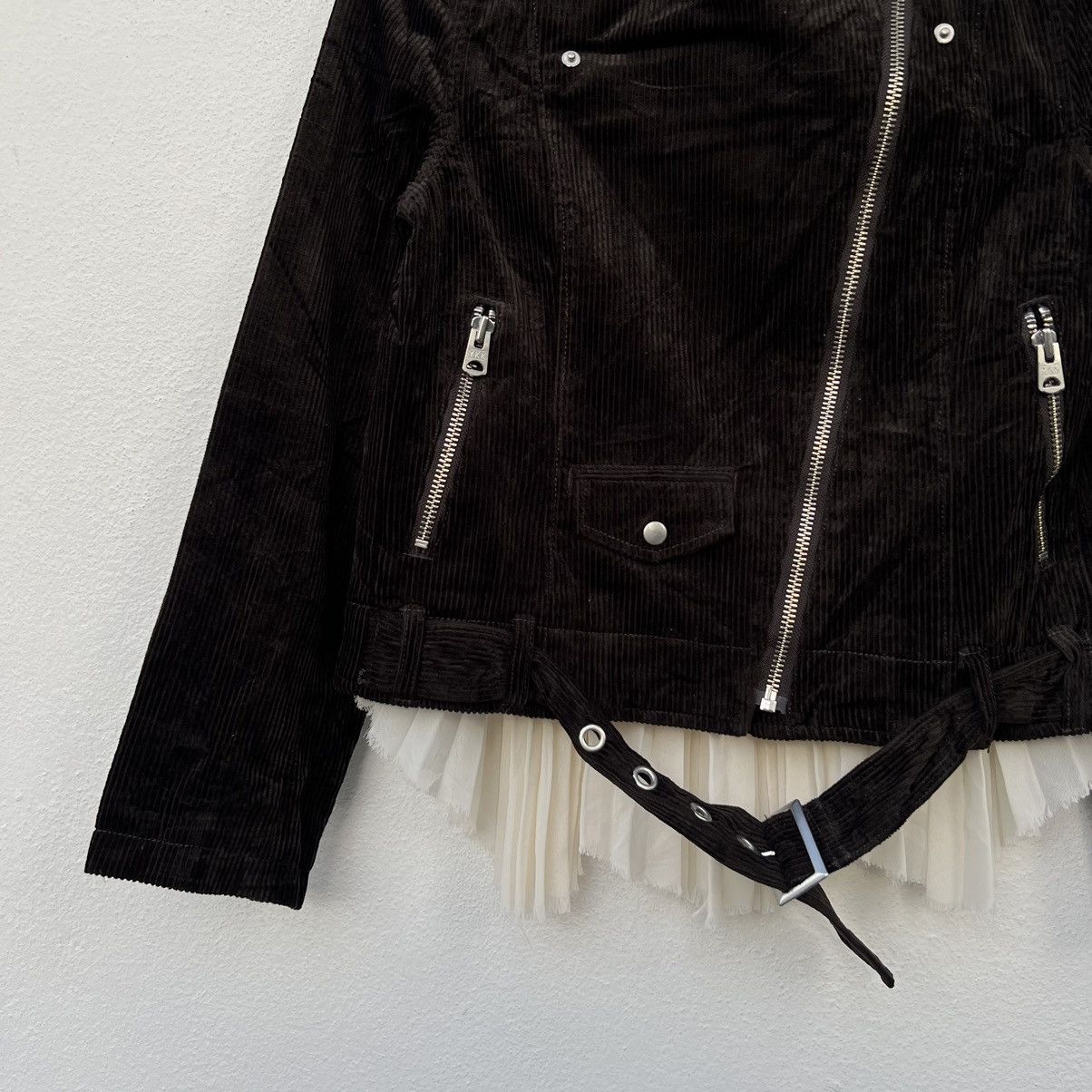 Japanese Brand CROPPED JACKET BONDAGE DESIGN PARACHUTE DRWCYS JAPAN Size M / US 6-8 / IT 42-44 - 4 Thumbnail