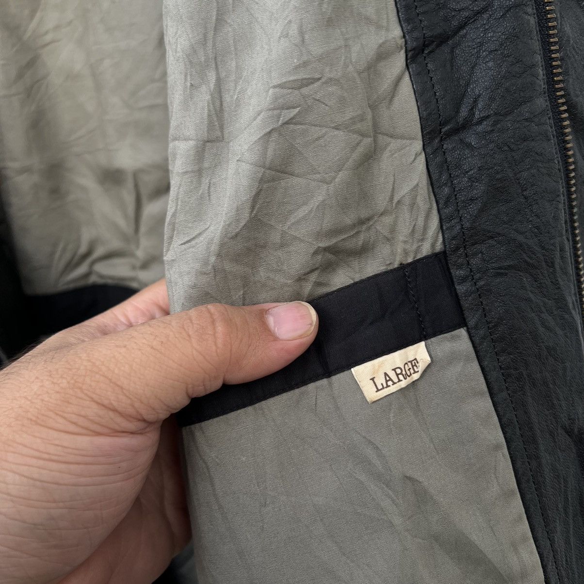 Japanese Brand VINTAGE GENUINE LEATHER JACKET PARACHUTE BIKER WEARS Size US L / EU 52-54 / 3 - 12 Thumbnail