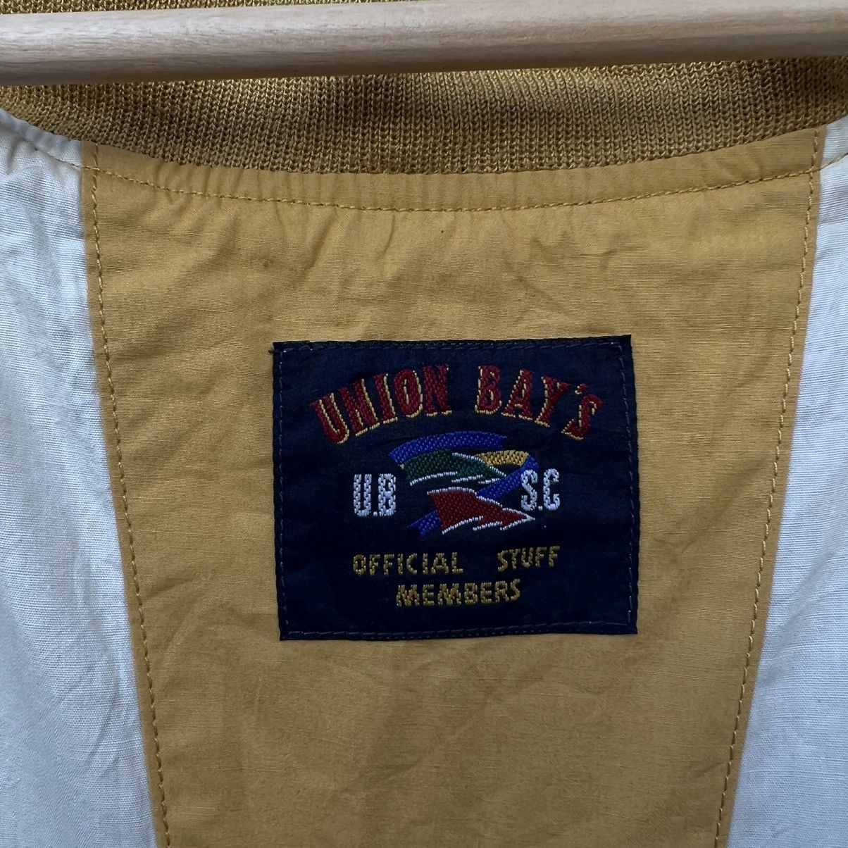 Japanese Brand BINTAGE BOMBER JACKET DESIGN UNION BAYS UBSC JAPAN Size US M / EU 48-50 / 2 - 11 Thumbnail