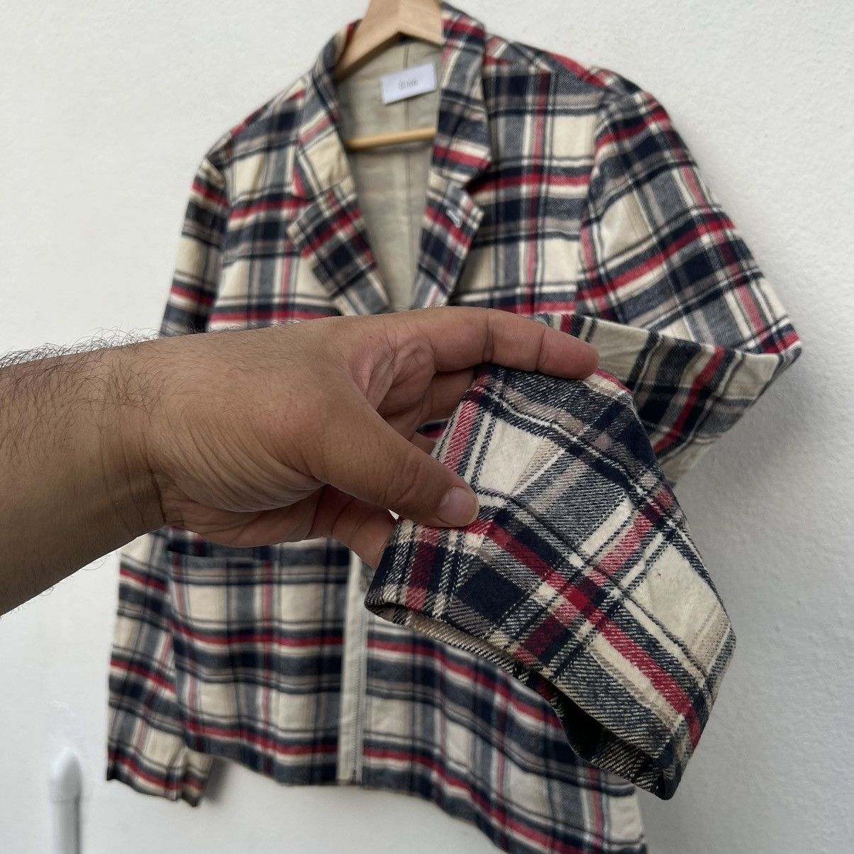 Japanese Brand SASE MADE IN JAPAN FLANNEL TARTAN DESIGN JACKET Size US M / EU 48-50 / 2 - 7 Thumbnail