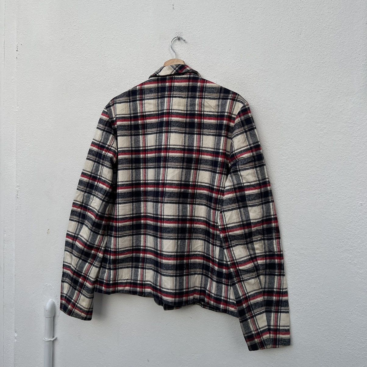 Japanese Brand SASE MADE IN JAPAN FLANNEL TARTAN DESIGN JACKET Size US M / EU 48-50 / 2 - 10 Thumbnail