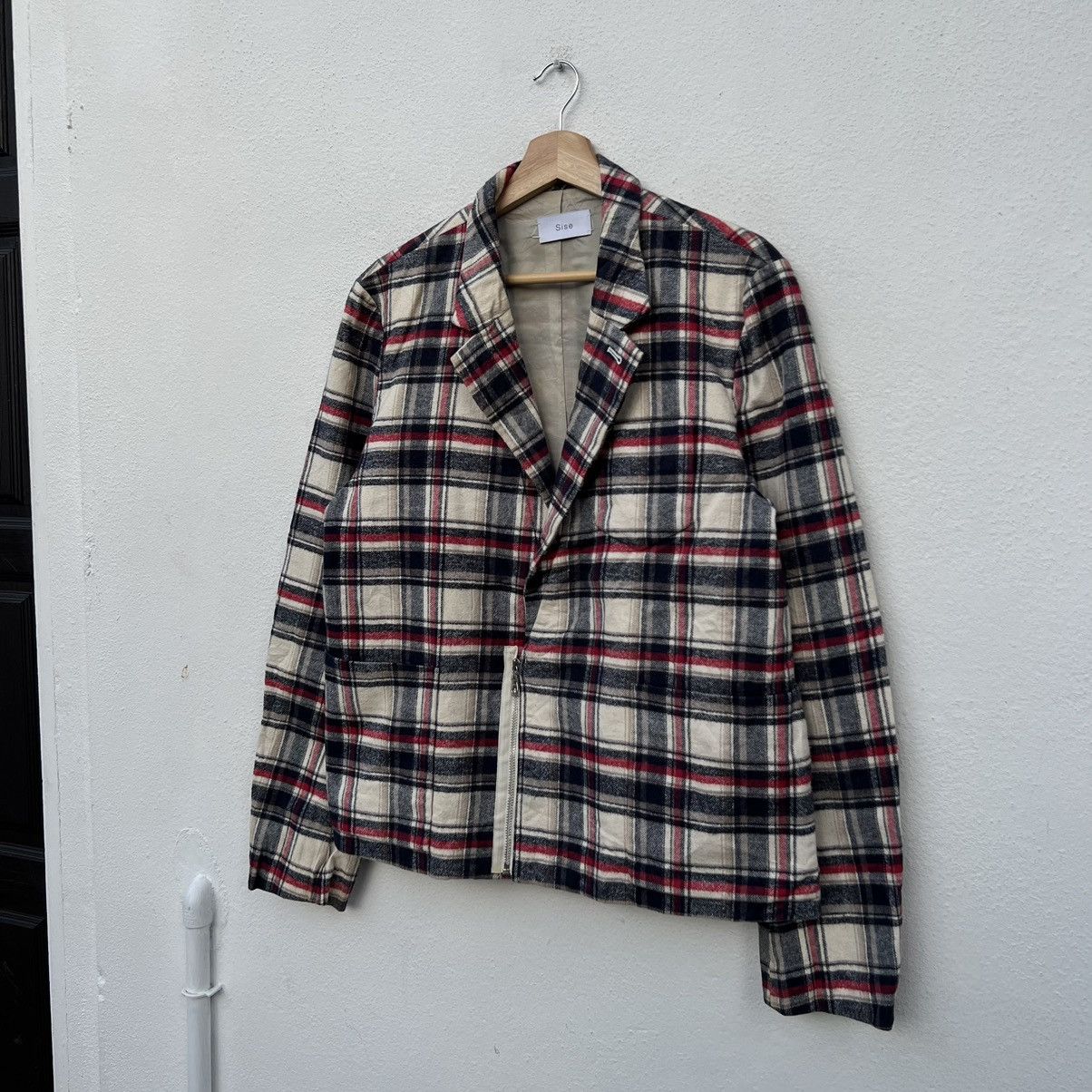 Japanese Brand SASE MADE IN JAPAN FLANNEL TARTAN DESIGN JACKET Size US M / EU 48-50 / 2 - 2 Thumbnail