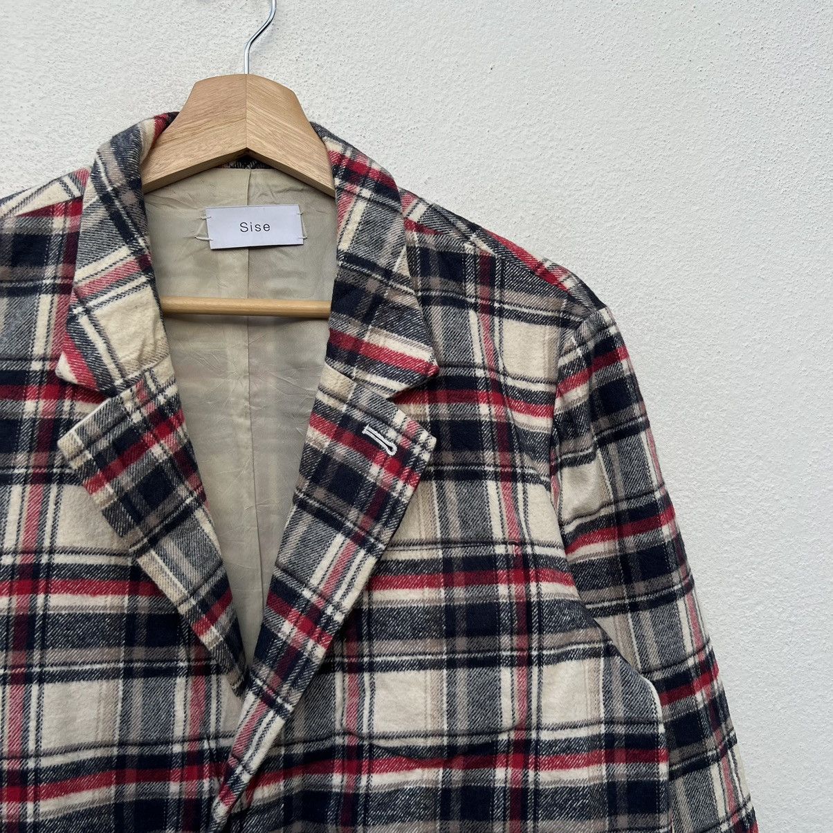 Japanese Brand SASE MADE IN JAPAN FLANNEL TARTAN DESIGN JACKET Size US M / EU 48-50 / 2 - 5 Thumbnail
