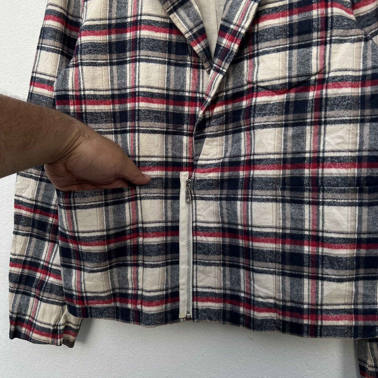 Japanese Brand SASE MADE IN JAPAN FLANNEL TARTAN DESIGN JACKET Size US M / EU 48-50 / 2 - 6 Thumbnail
