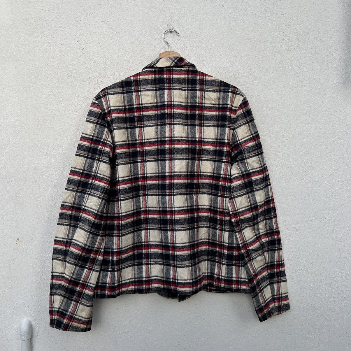 Japanese Brand SASE MADE IN JAPAN FLANNEL TARTAN DESIGN JACKET Size US M / EU 48-50 / 2 - 9 Thumbnail