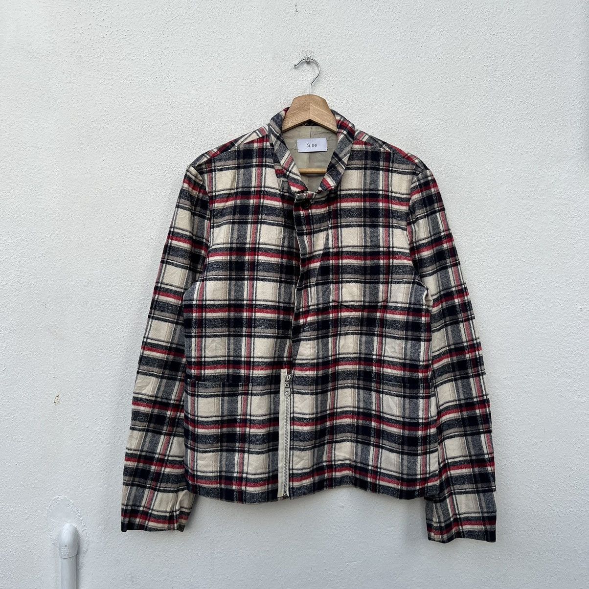 Japanese Brand SASE MADE IN JAPAN FLANNEL TARTAN DESIGN JACKET Size US M / EU 48-50 / 2 - 13 Thumbnail