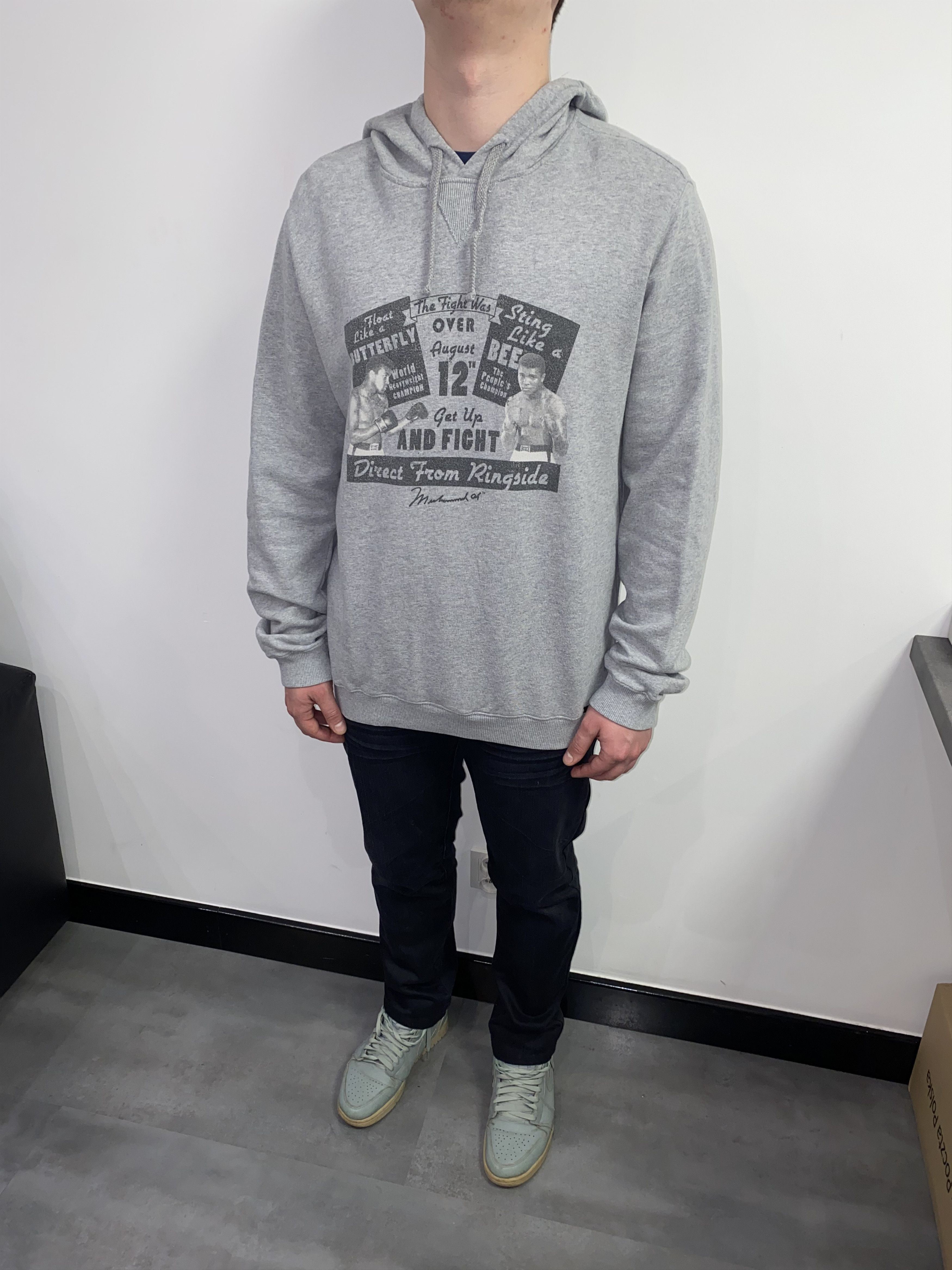 Dolce & Gabbana Dolce & Gabbana X Muhammad Ali Printed Gray Hoodie Size US XL / EU 56 / 4 - 7 Thumbnail