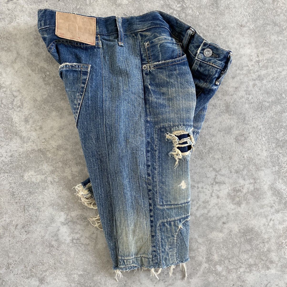 Japanese Brand Vintage Spellbound Rebuild Denim Shorts Jorts Size US 32 / EU 48 - 10 Thumbnail