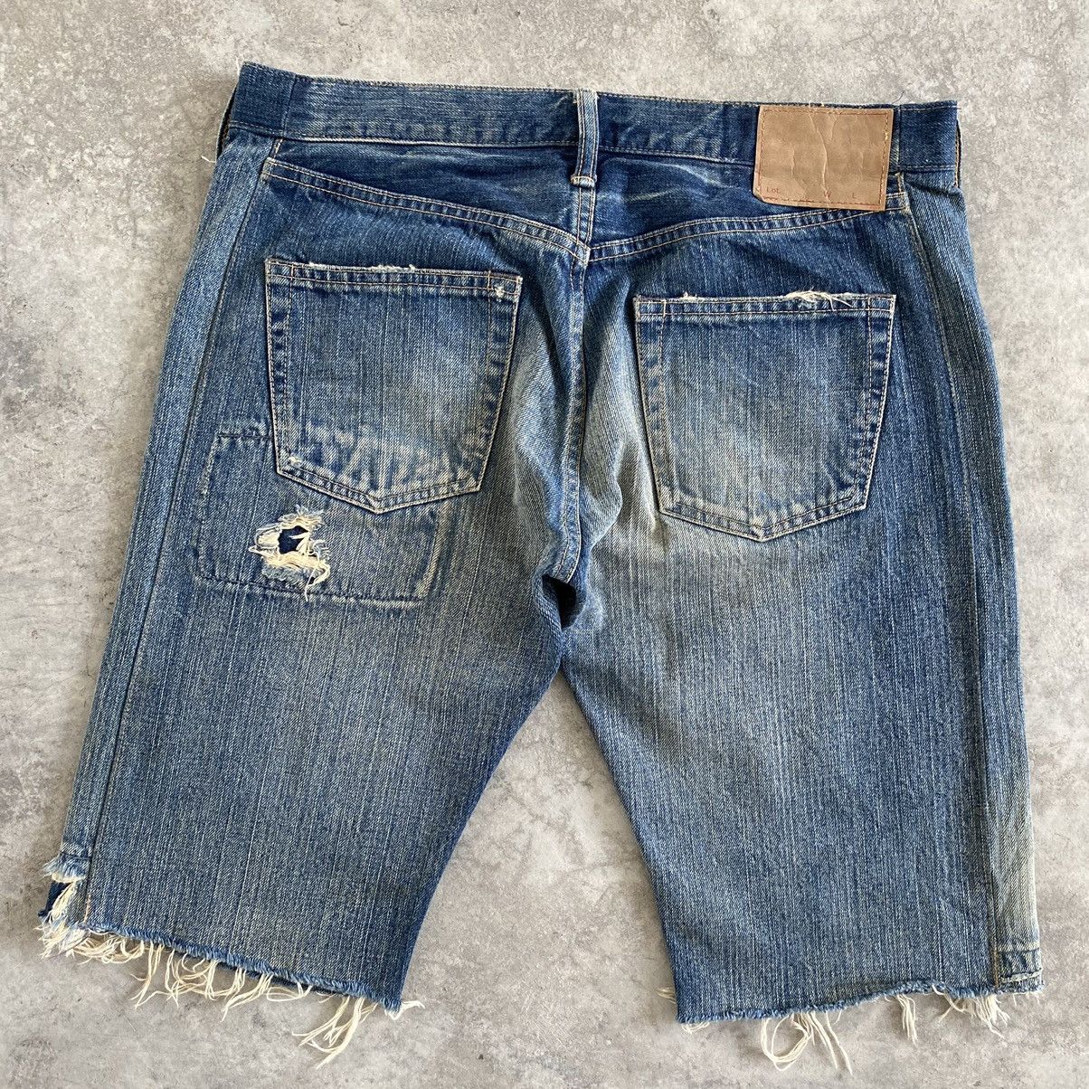 Japanese Brand Vintage Spellbound Rebuild Denim Shorts Jorts Size US 32 / EU 48 - 12 Thumbnail