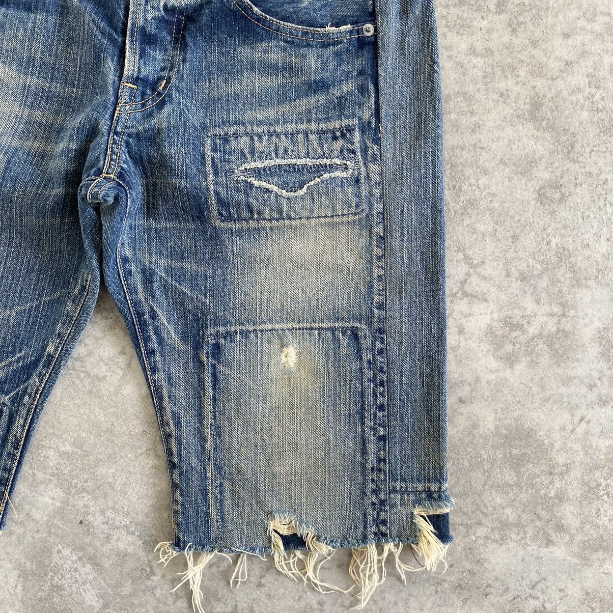 Japanese Brand Vintage Spellbound Rebuild Denim Shorts Jorts Size US 32 / EU 48 - 5 Thumbnail