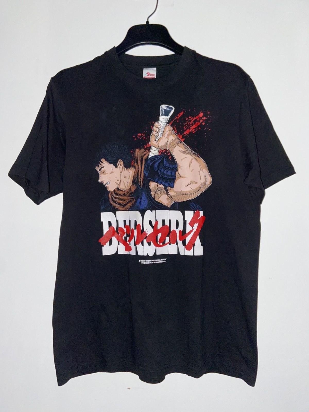 Berserk Anime Tee L 1/1 Demon Forbids Bootleg UNI Manga JP