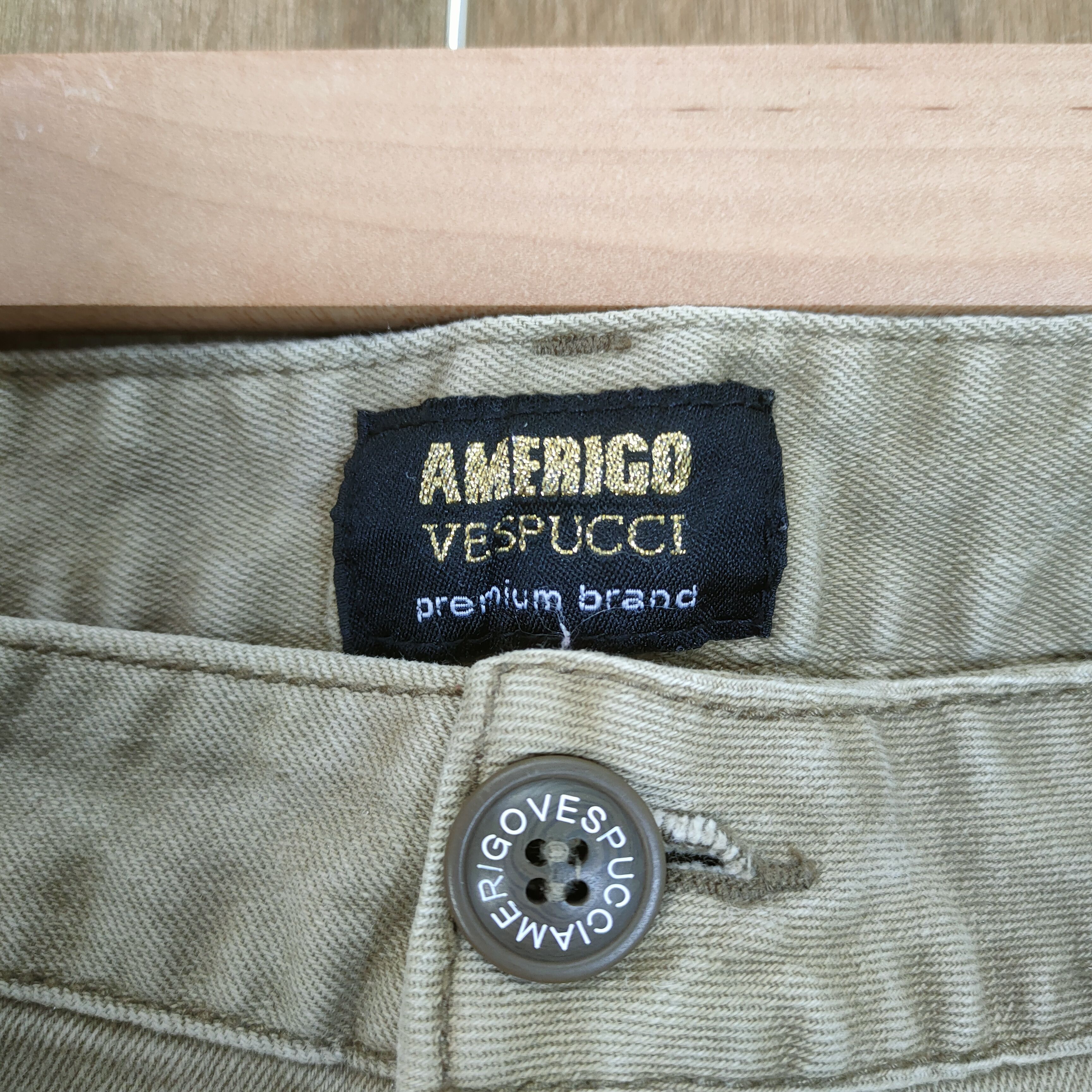 Japanese Brand VESPUCCI FADED CARGO PANTS MULTIPOCKET TACTICAL Size US 34 / EU 50 - 5 Thumbnail