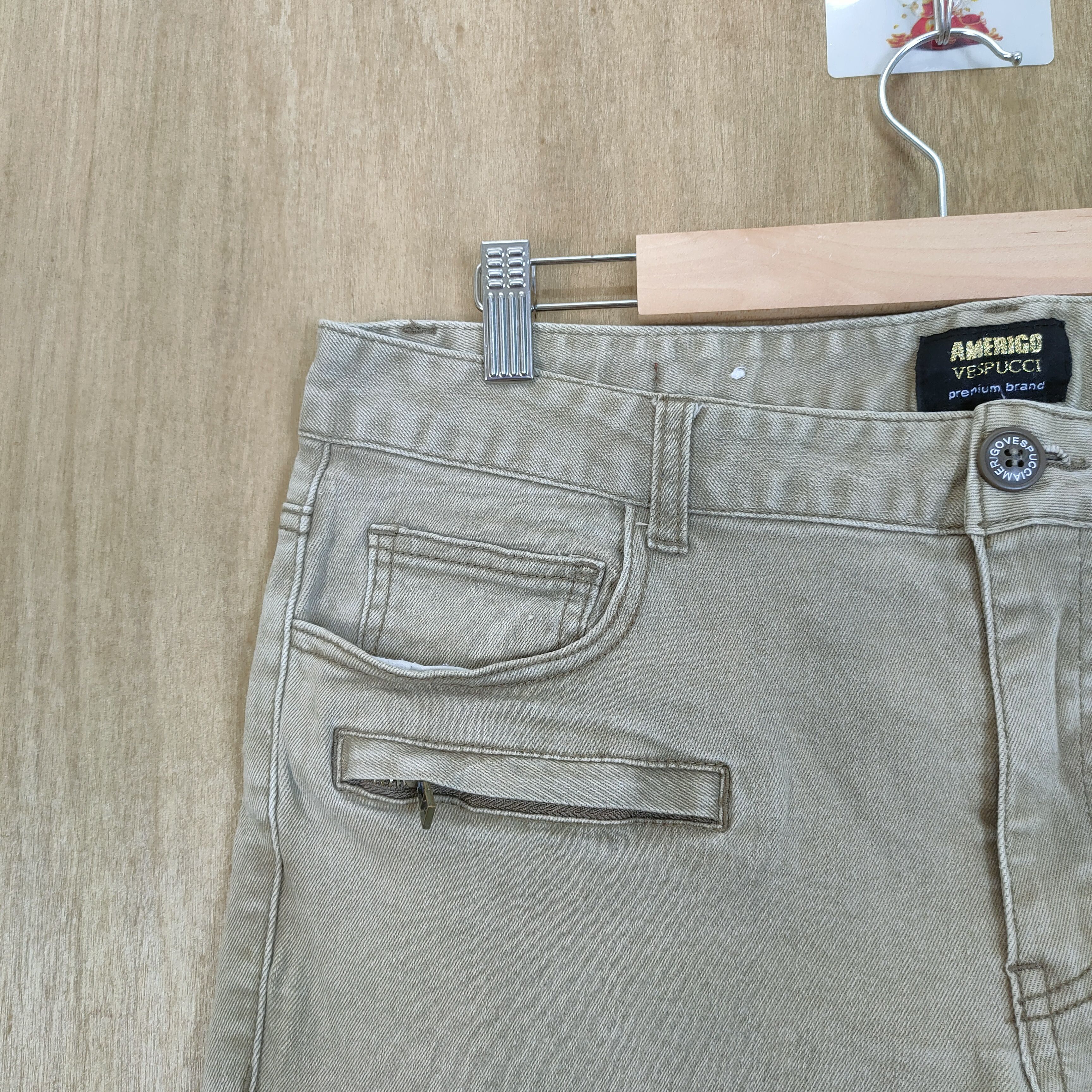 Japanese Brand VESPUCCI FADED CARGO PANTS MULTIPOCKET TACTICAL Size US 34 / EU 50 - 6 Thumbnail