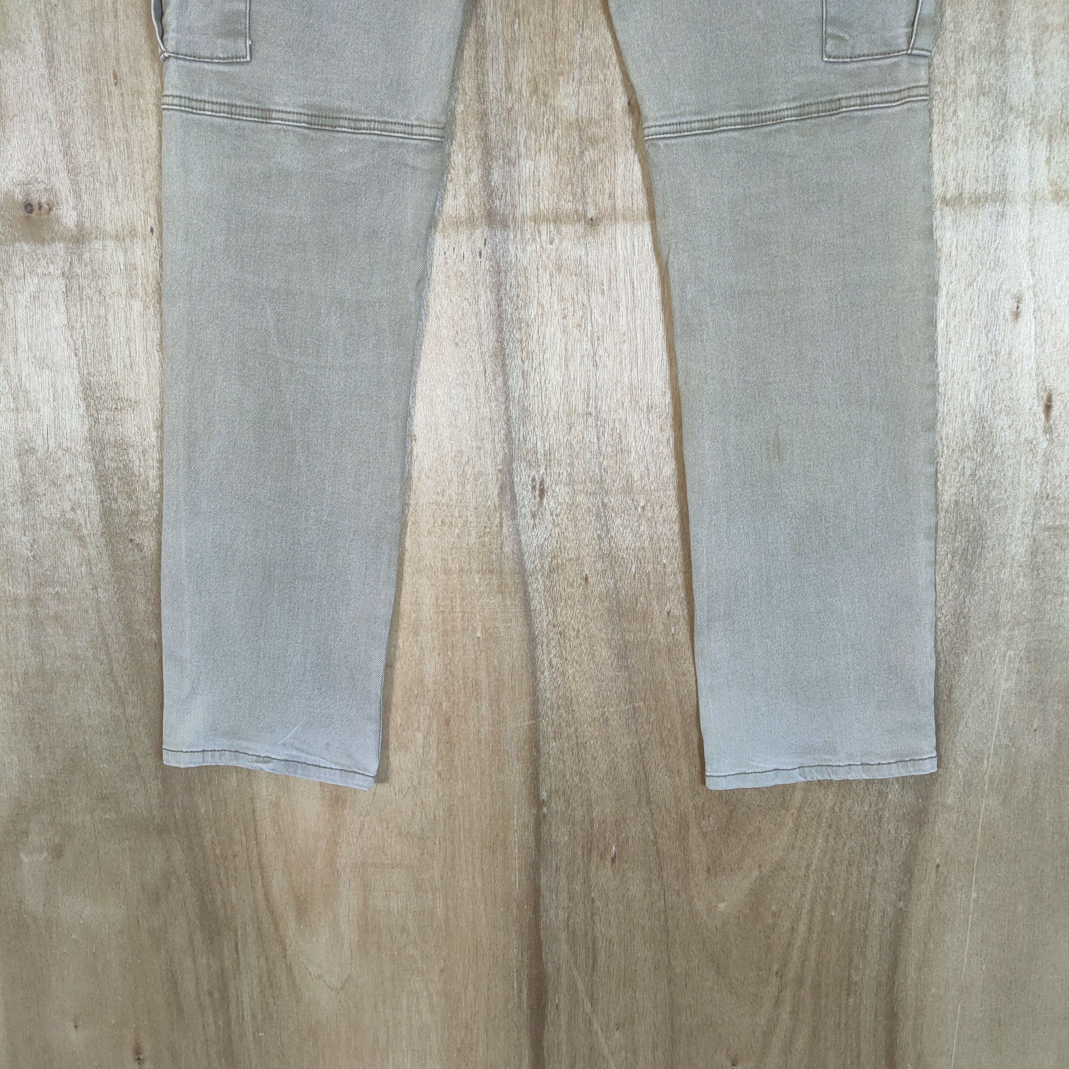 Japanese Brand VESPUCCI FADED CARGO PANTS MULTIPOCKET TACTICAL Size US 34 / EU 50 - 11 Thumbnail