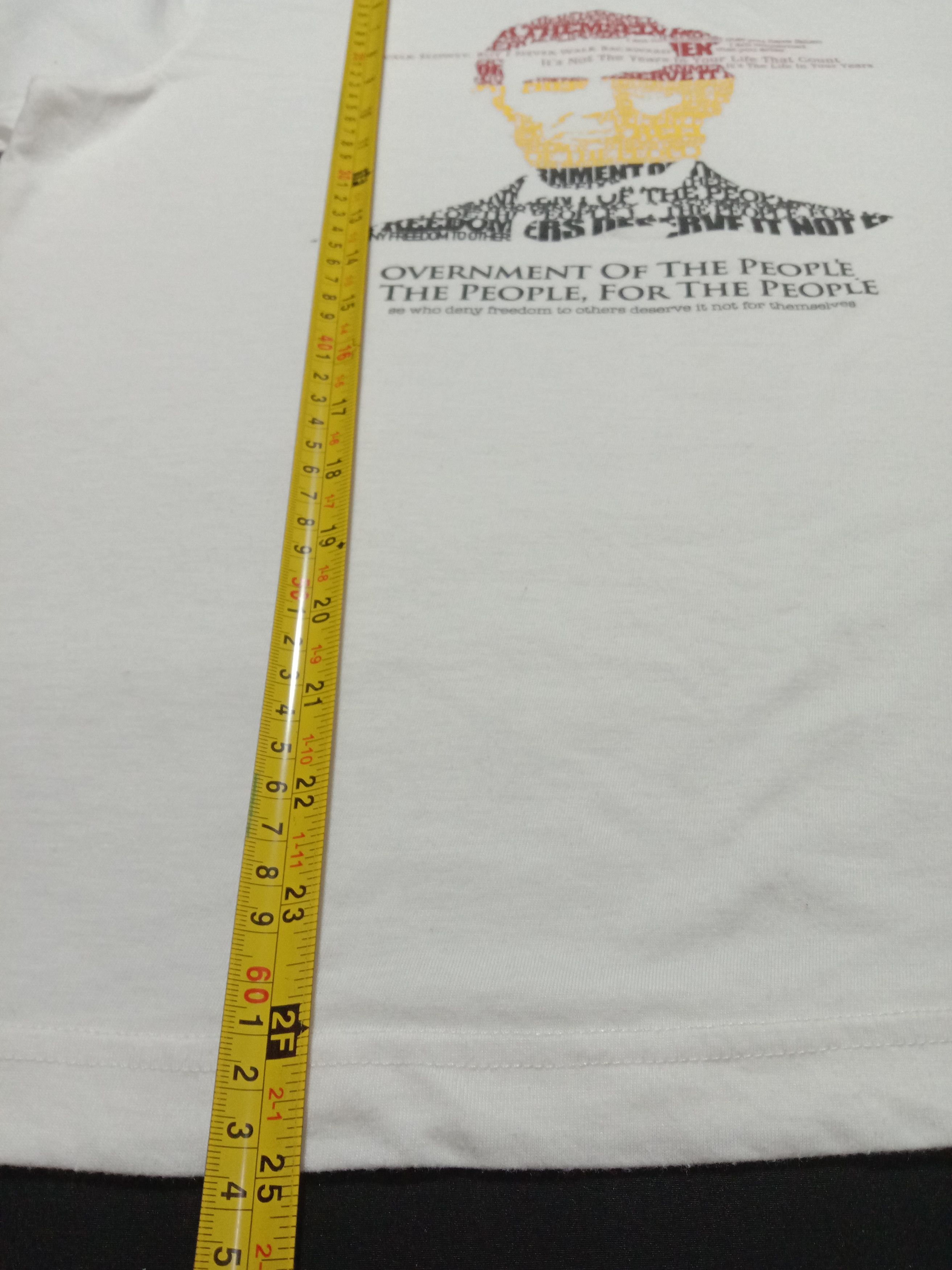 Vintage Abraham Lincoln The People For The People White Shirt Size US S / EU 44-46 / 1 - 7 Thumbnail