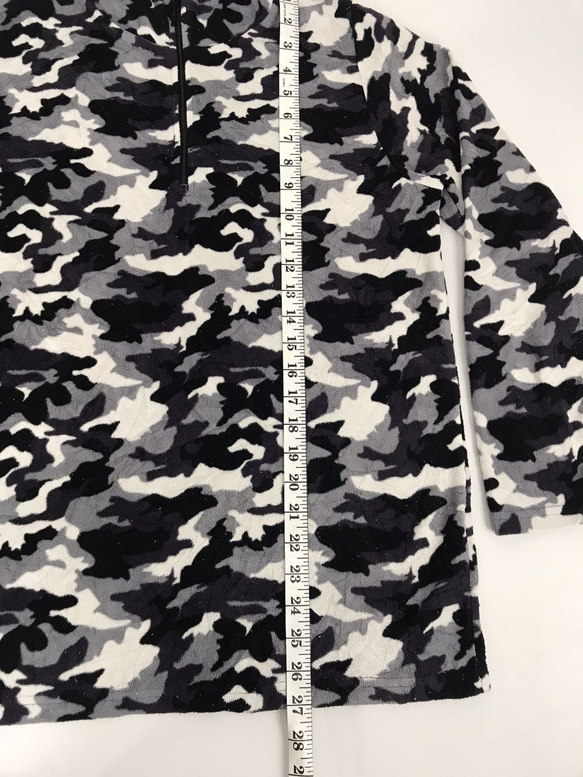 Japanese Brand Freude Fleece Sweatshirt Camouflage Military Style Jacket Size M / US 6-8 / IT 42-44 - 7 Thumbnail