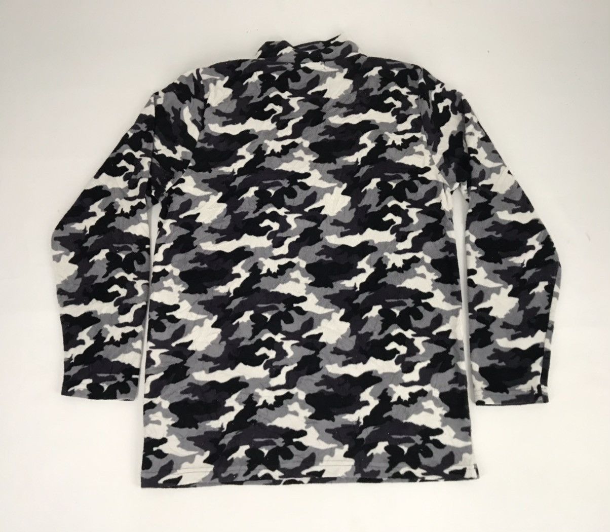 Japanese Brand Freude Fleece Sweatshirt Camouflage Military Style Jacket Size M / US 6-8 / IT 42-44 - 2 Thumbnail