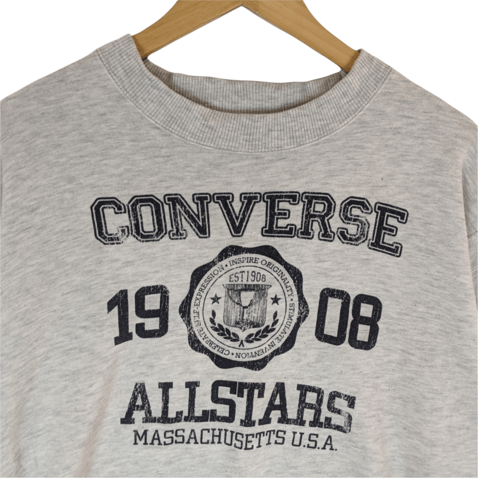 Converse CONVERSE 1908 All Stars Big Spell Out Jumper Sweatshirt Size US XL / EU 56 / 4 - 4 Thumbnail