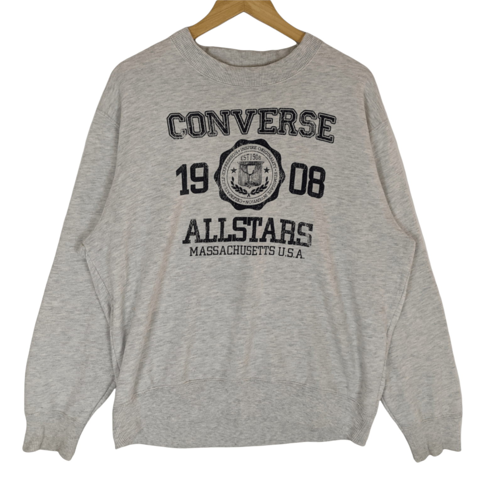 Converse Spellout Logo Sweatshirts Pullover offers Jumper Unisex Large size