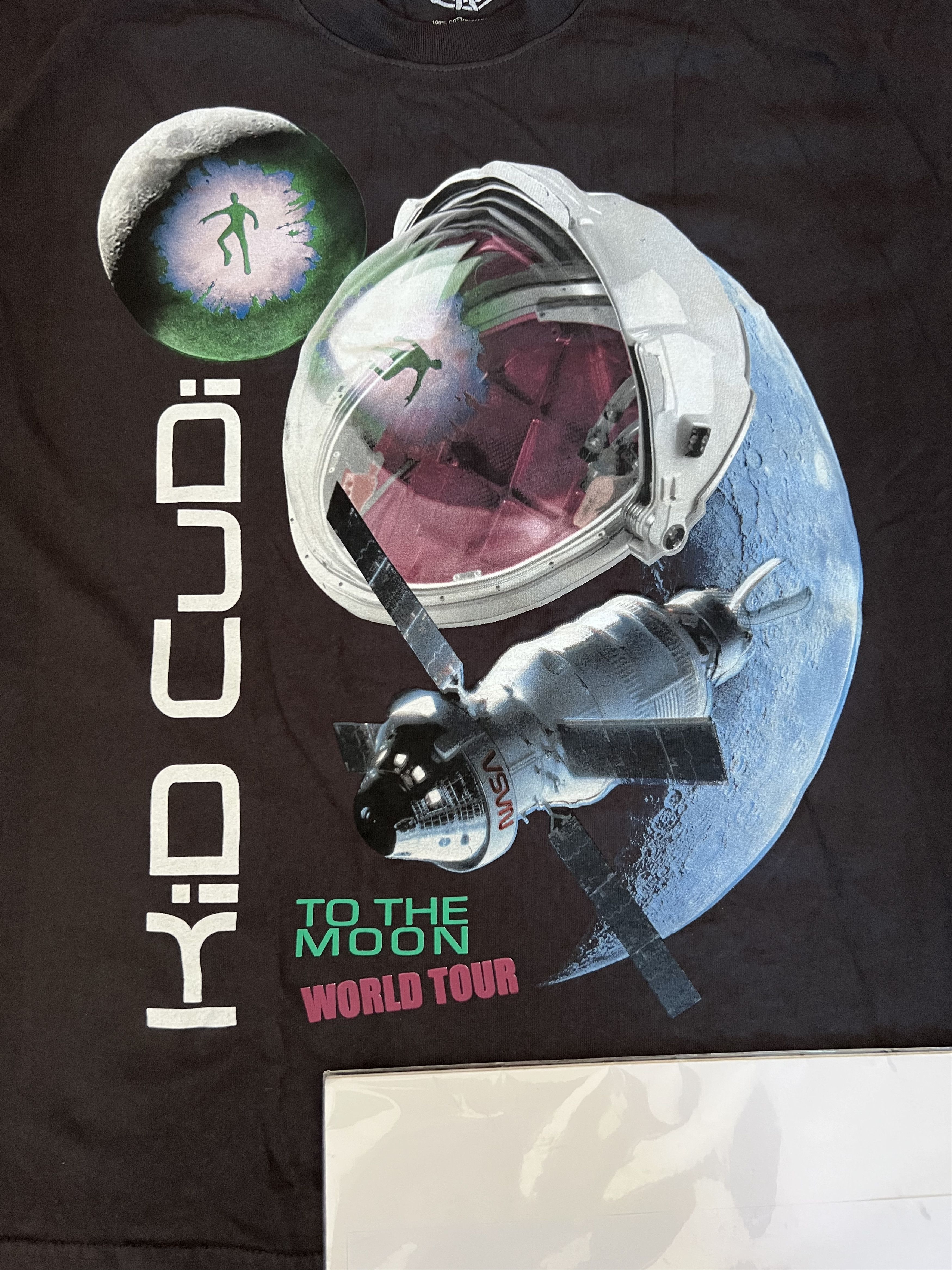 Kid Cudi Kid Cudi To The Moon Tour Merch Tee Nasa size Medium Size US M / EU 48-50 / 2 - 4 Thumbnail