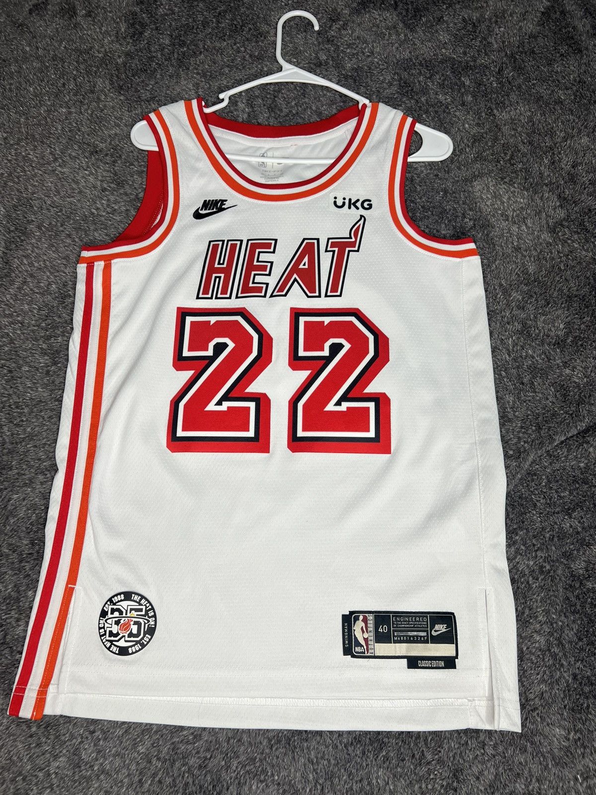 NBA Miami Heat Nike Classic Edition Swingman Jersey Jimmy Butler Size US S / EU 44-46 / 1 - 1 Thumbnail