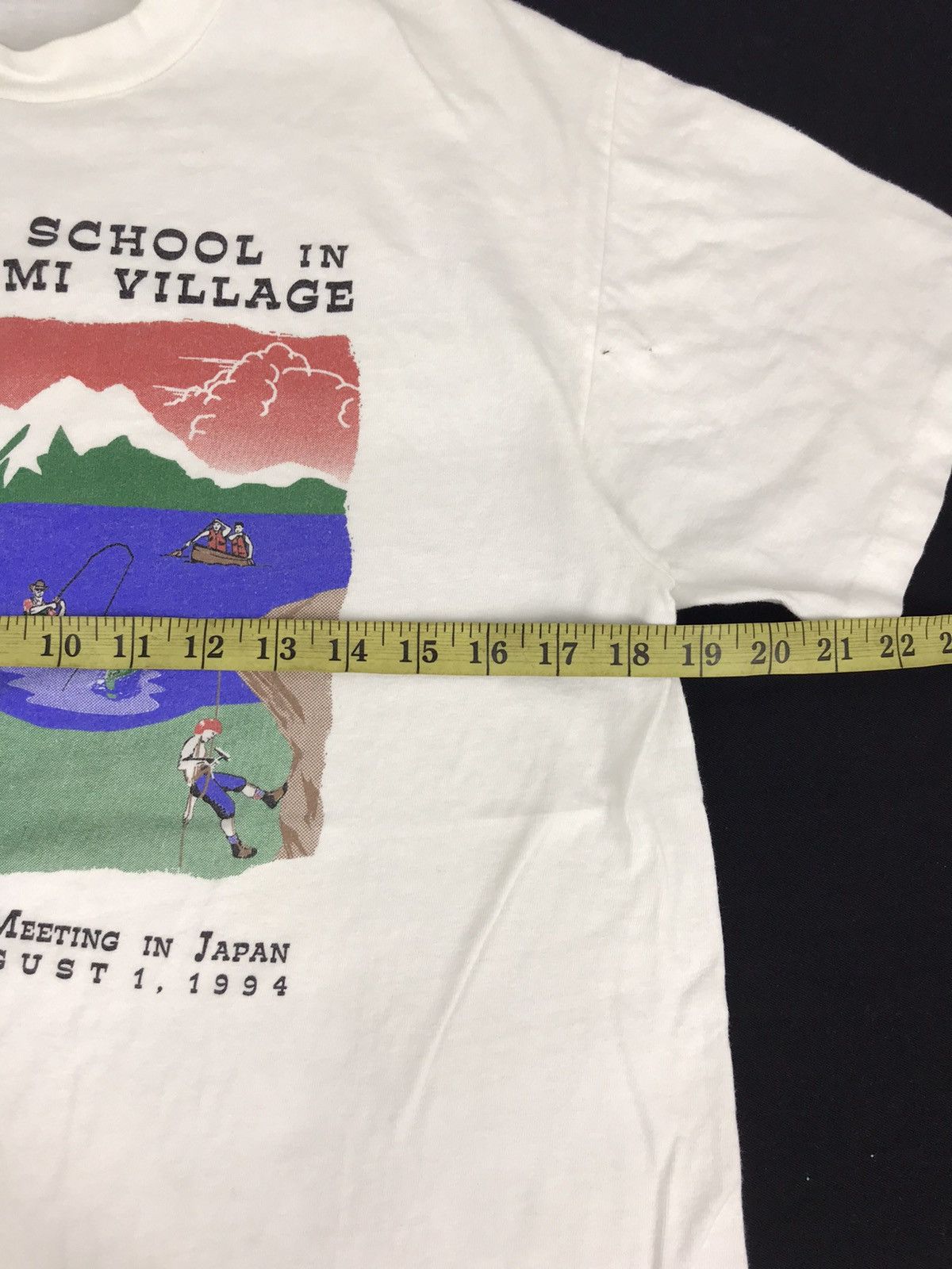 Hanes Vintage 90s Arei Camp Kawakami Village by Hanes USA T-shirt Size US M / EU 48-50 / 2 - 5 Thumbnail