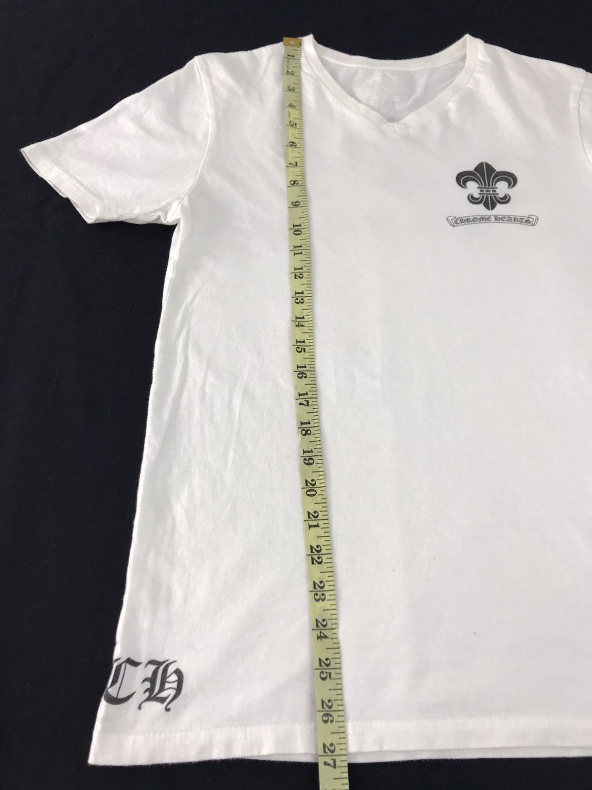 Chrome Hearts Chrome Hearts LLC Hollywood Fleur De Lis V-neck Tee Size M / US 6-8 / IT 42-44 - 13 Thumbnail