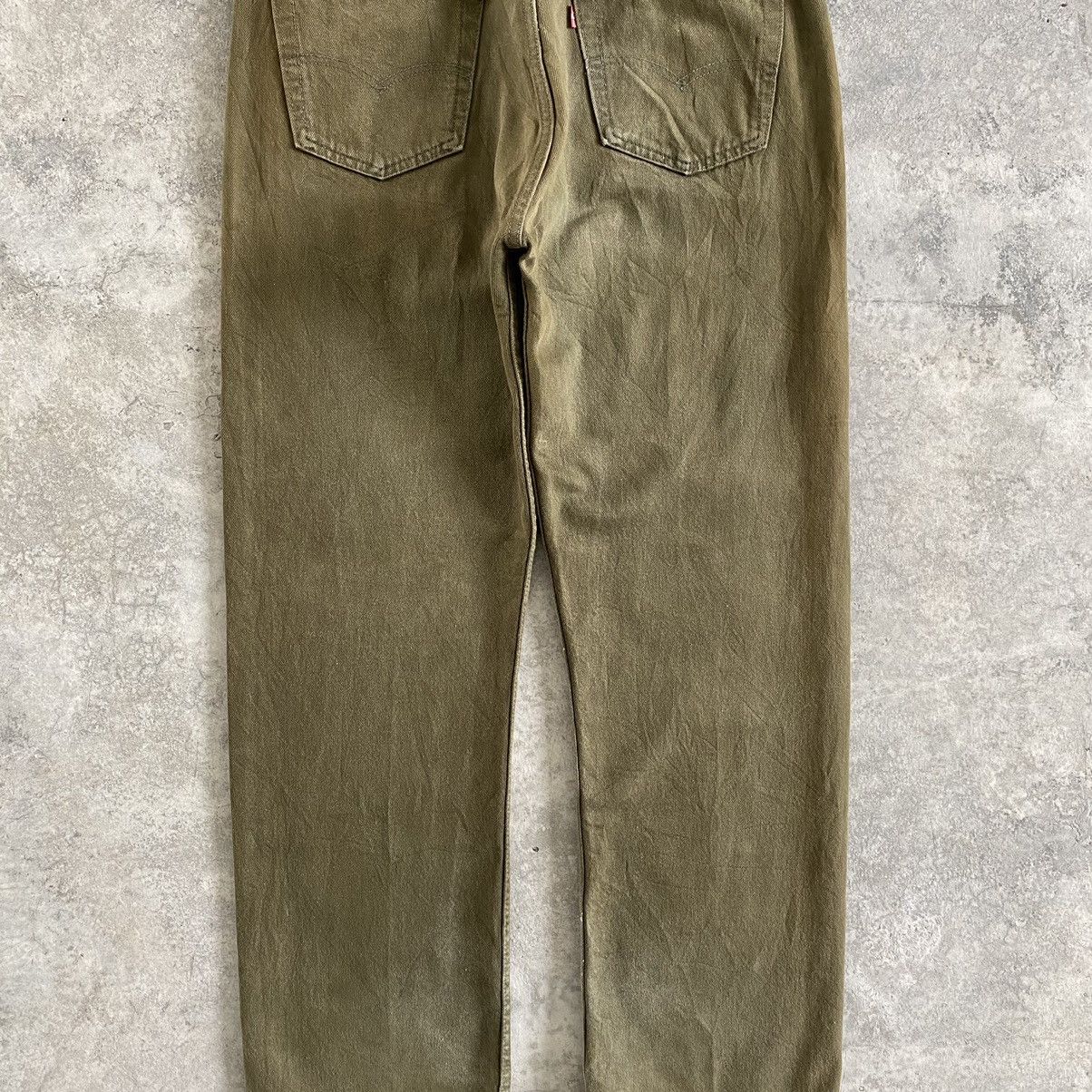 Levi's Vintage Early 80’s Levi's 501 Sage Green Denim Jeans Size US 35 - 16 Thumbnail