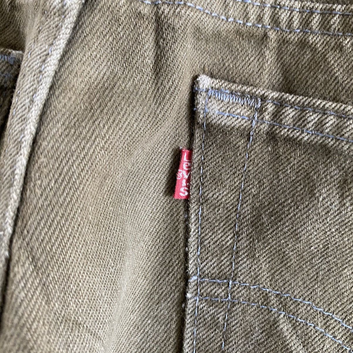 Levi's Vintage Early 80’s Levi's 501 Sage Green Denim Jeans Size US 35 - 20 Thumbnail