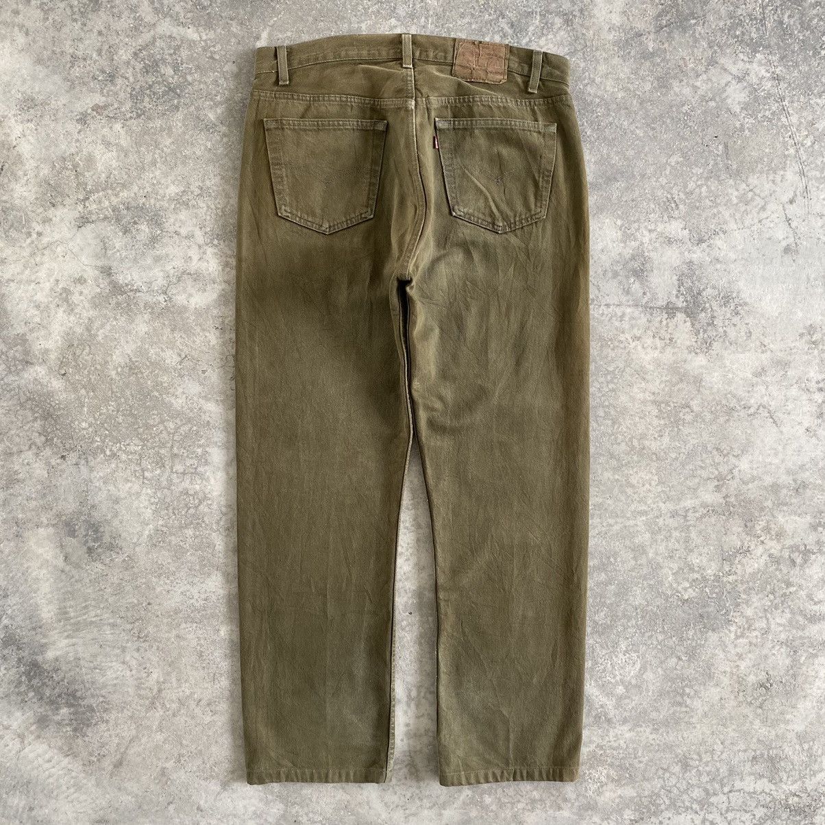Levi's Vintage Early 80’s Levi's 501 Sage Green Denim Jeans Size US 35 - 13 Thumbnail