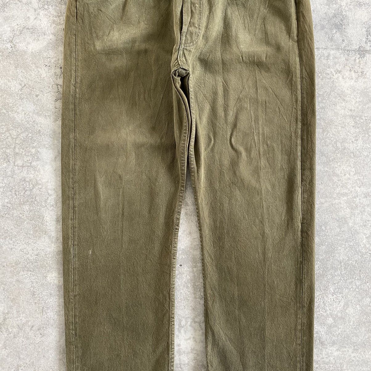 Levi's Vintage Early 80’s Levi's 501 Sage Green Denim Jeans Size US 35 - 2 Thumbnail