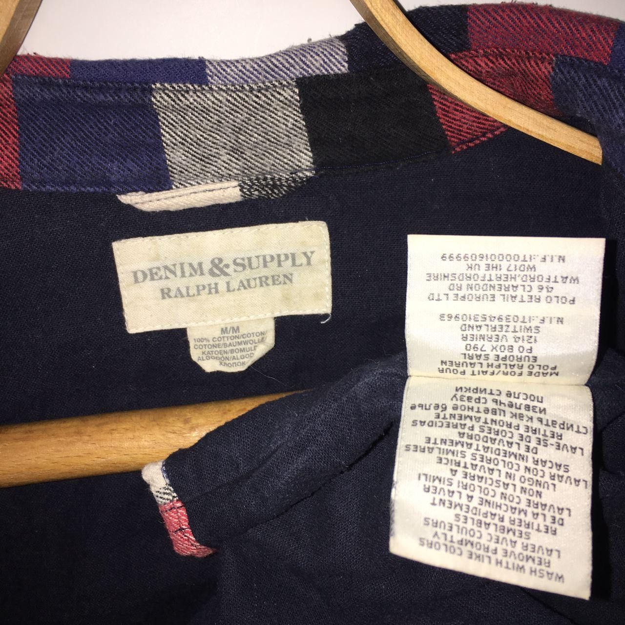 Denim & Supply Ralph Lauren × Flannel Denim And Supply RL Travis Style Plaid Shirt Size M Size US M / EU 48-50 / 2 - 5 Thumbnail