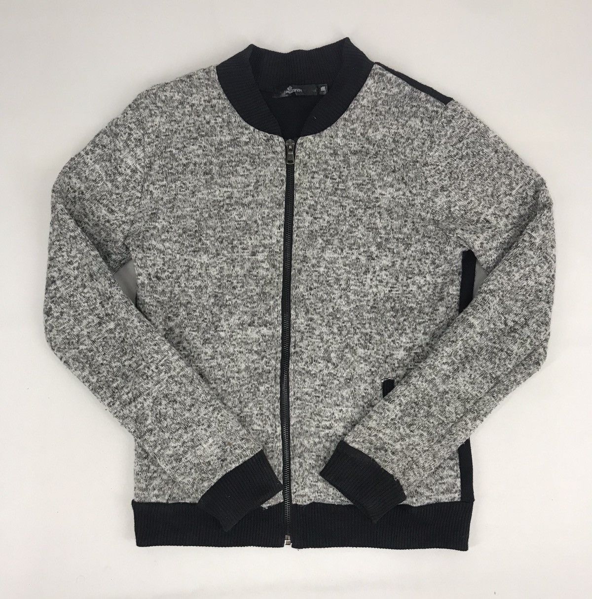 Japanese Brand Hype Style Sureve Sweatshirt Zipper Style Wool Jacket Size XS / US 0-2 / IT 36-38 - 1 Thumbnail