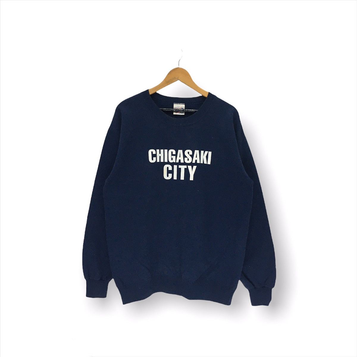 Japanese Brand × Vintage Vintage Chigasaki City Big Logo Sweatshirt Size US M / EU 48-50 / 2 - 1 Thumbnail