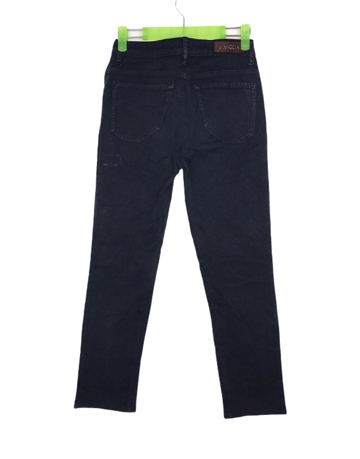 Siviglia Vtg Siviglia Made in Italy Stretchable Distress Slack Jeans Size 27" / US 4 / IT 40 - 1 Thumbnail