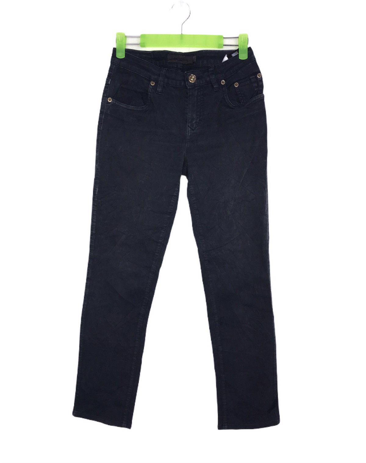 Siviglia Vtg Siviglia Made in Italy Stretchable Distress Slack Jeans Size 27" / US 4 / IT 40 - 2 Thumbnail