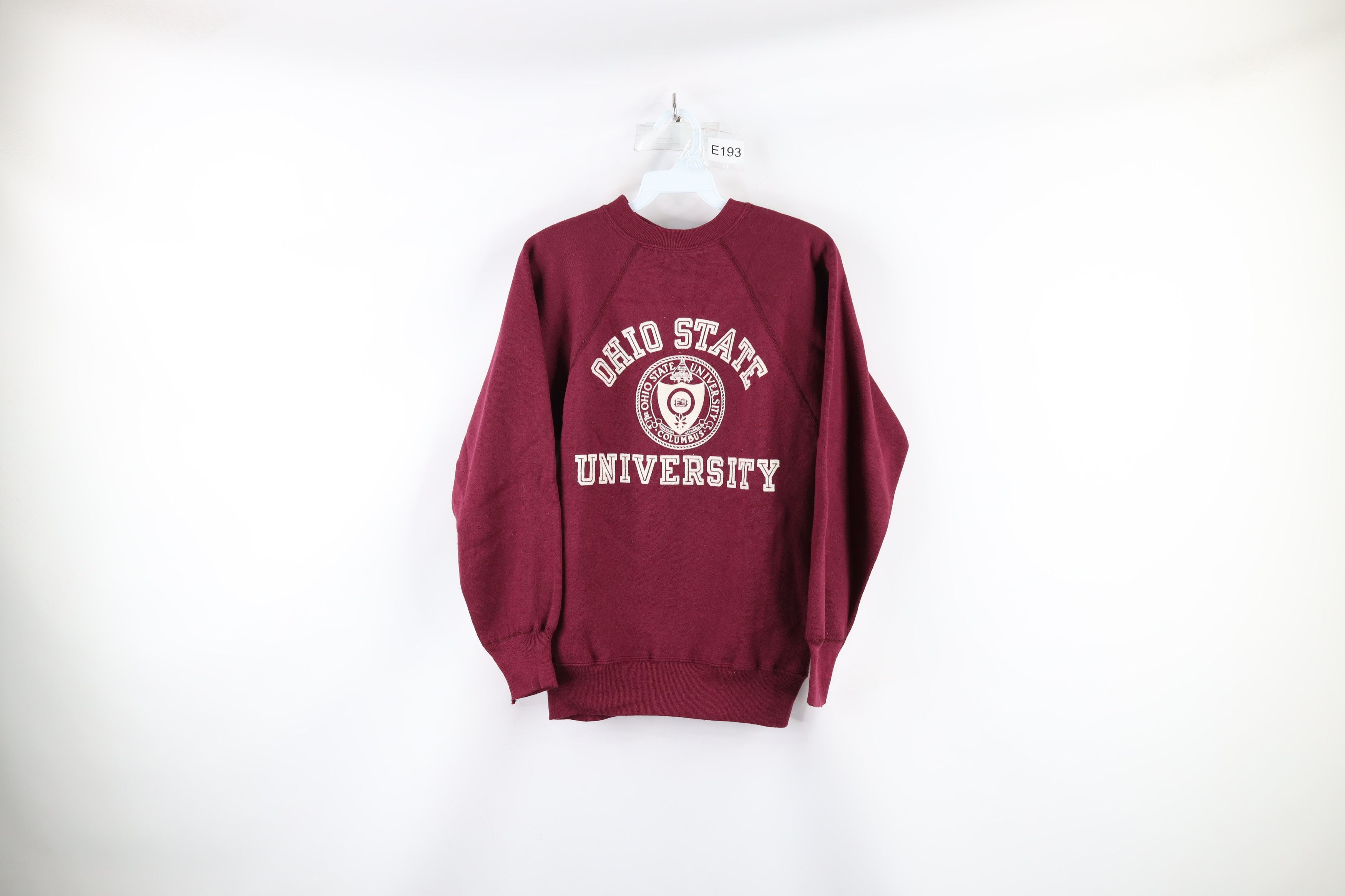 image of Deadstock 60S Champion Running Manuniversity Sweatshirt Usa in Red, Men's (Size Small)