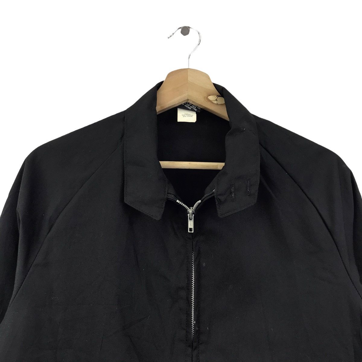 Vintage Vintage AMERICA'S FINEST USA Black Half Zipper Light Jacket Size US M / EU 48-50 / 2 - 2 Thumbnail